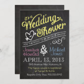 Chalkboardparen Weddenschap Kaart (Voorkant / Achterkant)