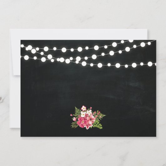 Chalkboardparen Weddenschap Kaart (Achterkant)