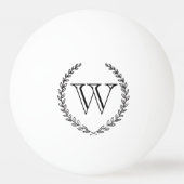 Chalkbordmonogram Pingpongballen (Voorkant)