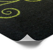 Chalkie Yellow Zee Poster (Hoek)