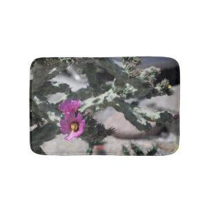 Challa Cactus in bloei Badmat