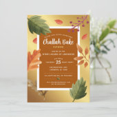 Challah Bake Evenement Uitnodiging (Staand voorkant)