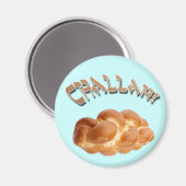 Challah! koelkastmagneet magneet (Voorkant / Achterkant)