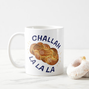 Challah La La La Grappige Joodse Foodie Hanukkah Koffiemok