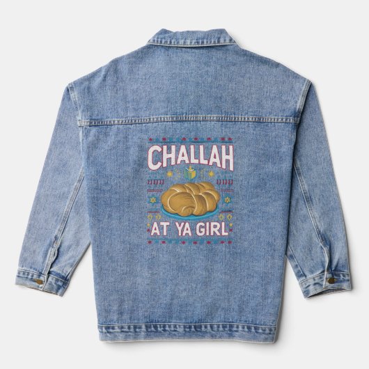 Challah Sur Ya Girl Funny Hanoukka Food Chanukah (Verso)