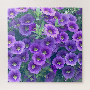 Challchallenge Mini Paarse Petunias Legpuzzel