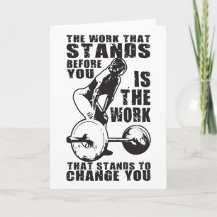 CHALLENGE - Women's Workout Motivatie Kaart