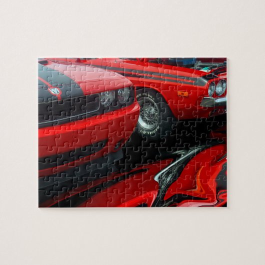 Challenger Autopuzzel Legpuzzel (Horizontaal)