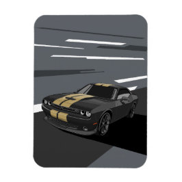 Challenger Black Magneet