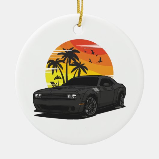 Challenger Keramisch Ornament (Voorkant)