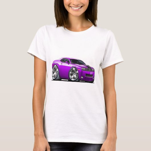 Challenger Paarse Car T-shirt (Voorkant)