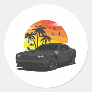 Challenger Ronde Sticker