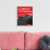 Challenger RT black Canvas Afdruk (Insitu (Woonkamer))