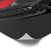 Challenger RT black Poster (Hoek)