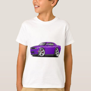 Challenger SRT8 Paars-Black auto T-shirt