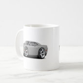 Challenger SRT8 Silver-Black auto Koffiemok (Voorkant links)