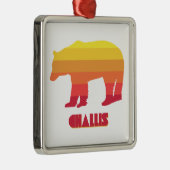 Challis Idaho Rainbow Beer Metalen Ornament (Rechts)