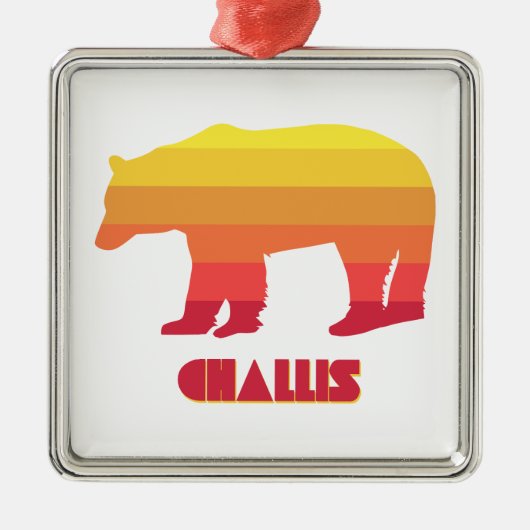 Challis Idaho Rainbow Beer Metalen Ornament (Voorkant)