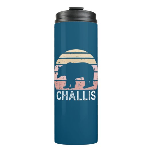 Challis Idaho Retro Beer Thermosbeker (Voorkant)