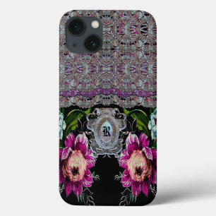 Chalmfleming Victoriaans monogram iPhone 13 Hoesje