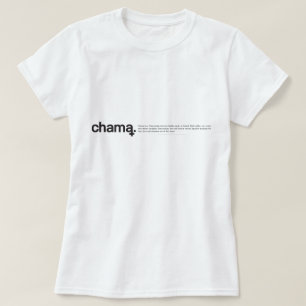 Chama Black en White T-Shirt