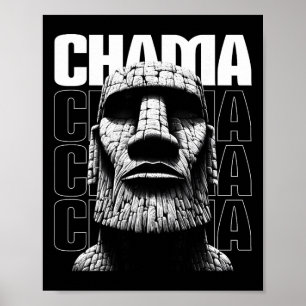 Chama Mma Mixed Martial Arts Fan Muay Thai Kickbok Poster