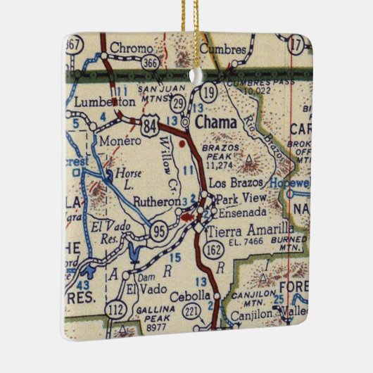 Chama NM Map Keramisch Ornament (Rechts)