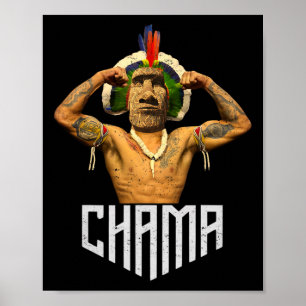 Chama Paotan MMA Fan Job Boksen Muay Thai Kickboxi Poster