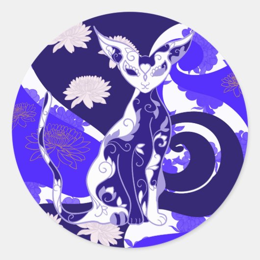 Chamalion Ronde Sticker (Voorkant)