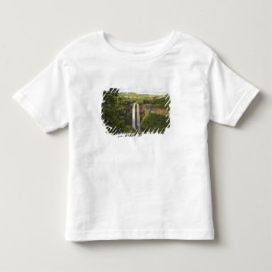 Chamarel Waterval-hoogste op Mauritius, meer dan 2 Kinder Shirts
