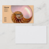 Chambered Nautilus Visitekaartje (Voorkant / Achterkant)