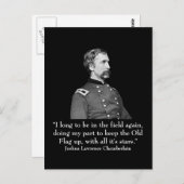 Chamberlain en quote briefkaart (Voorkant / Achterkant)