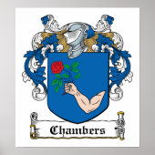 Chambers Family Crest Poster (Voorkant)