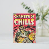 Chambers of Chills  Comic Thrills Briefkaart (Staand voorkant)