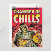 Chambers of Chills  Comic Thrills Briefkaart (Voorkant / Achterkant)
