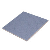 Chambray blauw gekraakt glazuur eenvoudige moderne tegeltje (Zijkant)