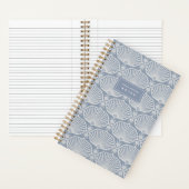 Chambray Blue | Deco Fans Personalized Notitieboek (Binnen)