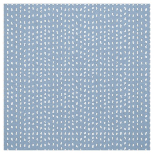 Chambray Blue Rustic Dash Paint Texture Stof (Swatch)