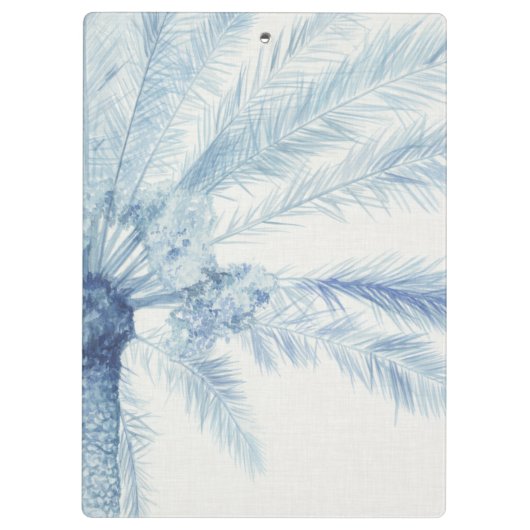 Chambray Palms II Klembord (Achterkant)