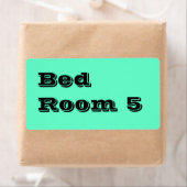 Chambre 5 Étiquettes ambulants à Aqua (En situation)