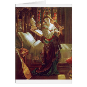 Chambre à coucher médiévale de femme