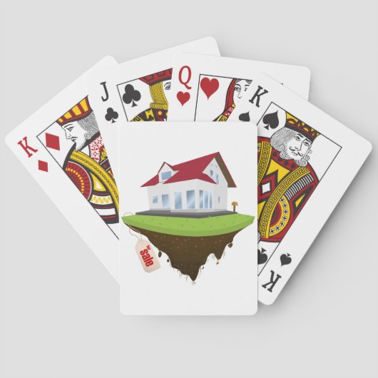 Chambre à vendre des cartes de jeu (dos)