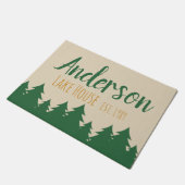 Chambre de lac et tapis de porte personnalisés de (Incliné)