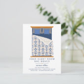 Chambre D'Hôtes A Déménagé Faire-part De Déménagem (Debout devant)