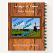 Chambre d'hôtes rustique 🌿 Livre d'or de l'auberg (Dos)