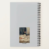 Chambre Florale Rose Abstraite Karma Quote Journal (Verso)