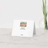 Chambre sur le carte pour notes de colline (Dos)