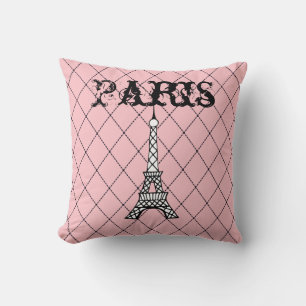 Chambre Tour Eiffel Pink Paris Oreiller