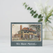 Chambre vintage Changement d'adresse Modèle de car (Debout devant)