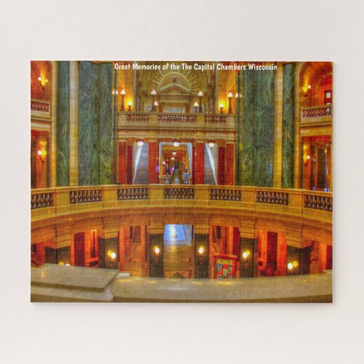 Chambres de capital Wisconsin. Jigsaw Puzzle (Horizontal)